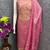 Women's pink unstitched weaving embroidery & fancy border simmer jacquard dress material (rnx5050pnk)