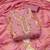 Women's purple unstitched print & handwork modal dress material (msmfc11608c)