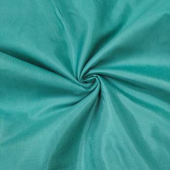  sea green print & handwork modal dress material 3