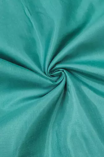  sea green print & handwork modal dress material