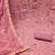 Women's purple unstitched print & handwork modal dress material (msmfc11608c)