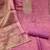 Women's pink unstitched digital print & handwork simmer cotton silk dress material (msmfc11607c)