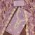 Women's levender unstitched print & handwork modal dress material (msmfc11608b)