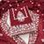 Women's maroon unstitched heavy thread embroidery & fancy border chanderi cotton dress material (in2044mrn)