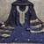 Women's navy blue unstitched heavy zari sequence embroidery slub cotton dress material (in2042nbl)