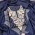 Women's blue unstitched heavy thread embroidery cotton jacquard dress material (gngr50134blu)