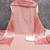 Women's peach unstitched print cotton dress material (gngr50133pch)