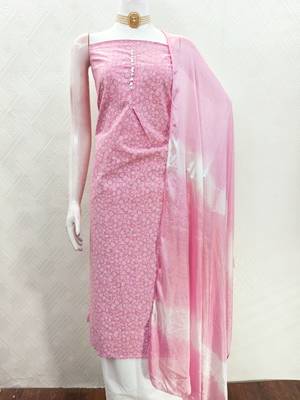  pink print cotton dress material 3