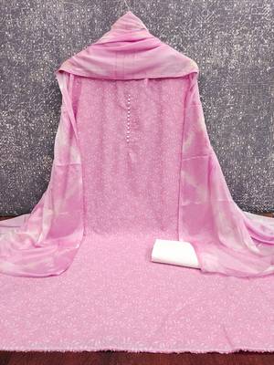  pink print cotton dress material 2