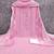 Women's pink unstitched print cotton dress material (gngr50132pnk)