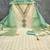 Women's white unstitched weaving embroidery & fancy border simmer jacquard dress material (gngr50131lgn)