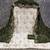 Women's white unstitched heavy embroidery & fancy border vichitra silk dress material (gngr50129grn)