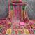Women's multi unstitched digital print & fancy border chinnon dress material (gngr50128pnk)