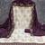 Women's white unstitched heavy embroidery & fancy border vichitra silk dress material (gngr50129ppl)