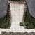 Women's white unstitched heavy embroidery & fancy border vichitra silk dress material (gngr50130grn)