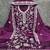 Women's purple unstitched heavy thread embroidery & fancy border jalpari silk dress material (gngr50126ppl)