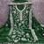 Women's green unstitched heavy thread embroidery & fancy border jalpari silk dress material (gngr50126grn)