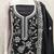 Women's black unstitched heavy thread embroidery & fancy border jalpari silk dress material (gngr50126blk)