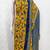 Women's mustard unstitched print slub cotton dress material (gngr50125mtd)