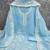 Women's sky blue unstitched heavy thread embroidery & fancy border chanderi silk dress material (gngr50124sbl)