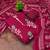 Women's maroon unstitched print slub cotton dress material (gngr50125mrn)