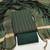Women's green unstitched weaving cotton jacquard dress material (gngr50123grn)