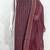Women's magenta unstitched weaving cotton jacquard dress material (gngr50123mgt)