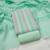 Women's sea green unstitched weaving cotton jacquard dress material (gngr50122sgn)