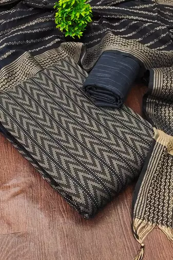  blue weaving cotton jacquard dress material