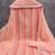 Women's peach unstitched weaving cotton jacquard dress material (gngr50122pch)