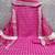 Women's pink unstitched weaving cotton jacquard dress material (gngr50121pnk)