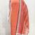 Women's orange unstitched weaving cotton jacquard dress material (gngr50121org)