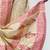 Tussar hand block print dupion silk dhoti for men (free size)