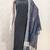 Women's blue unstitched weaving cotton jacquard dress material (gngr50119blu)