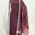 Women's maroon unstitched weaving cotton jacquard dress material (gngr50119mrn)