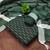 Women's green unstitched weaving cotton jacquard dress material (gngr50119grn)