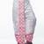 White hand block print dupion silk dhoti for men (free size)