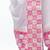 White hand block print dupion silk dhoti for men (free size)