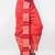 Red hand block print dupion silk dhoti for men (free size)