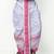 White hand block print dupion silk dhoti for men (free size)