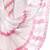White hand block print dupion silk dhoti for men (free size)