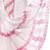 White hand block print dupion silk dhoti for men (free size)