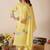 Women Thread Work Mal Chanderi Straight Kurta With Trousers & Dupatta