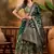 Women'S Green Colour Banarasi Jacquard Weaving Flaired Lehenga Choli