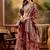 Women'S Maroon Colour Banarasi Jacquard Weaving Flaired Lehenga Choli