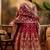 Women'S Maroon Colour Banarasi Jacquard Weaving Flaired Lehenga Choli