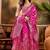 Women'S Pink Colour Banarasi Jacquard Weaving Flaired Lehenga Choli