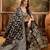 Women'S Black Colour Banarasi Jacquard Weaving Flaired Lehenga Choli
