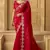 Red color heavy orgenza fabric bollywood inspired saree with designer blouse fabric