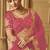 Pink color heavy orgenza fabric bollywood inspired saree with designer blouse fabric